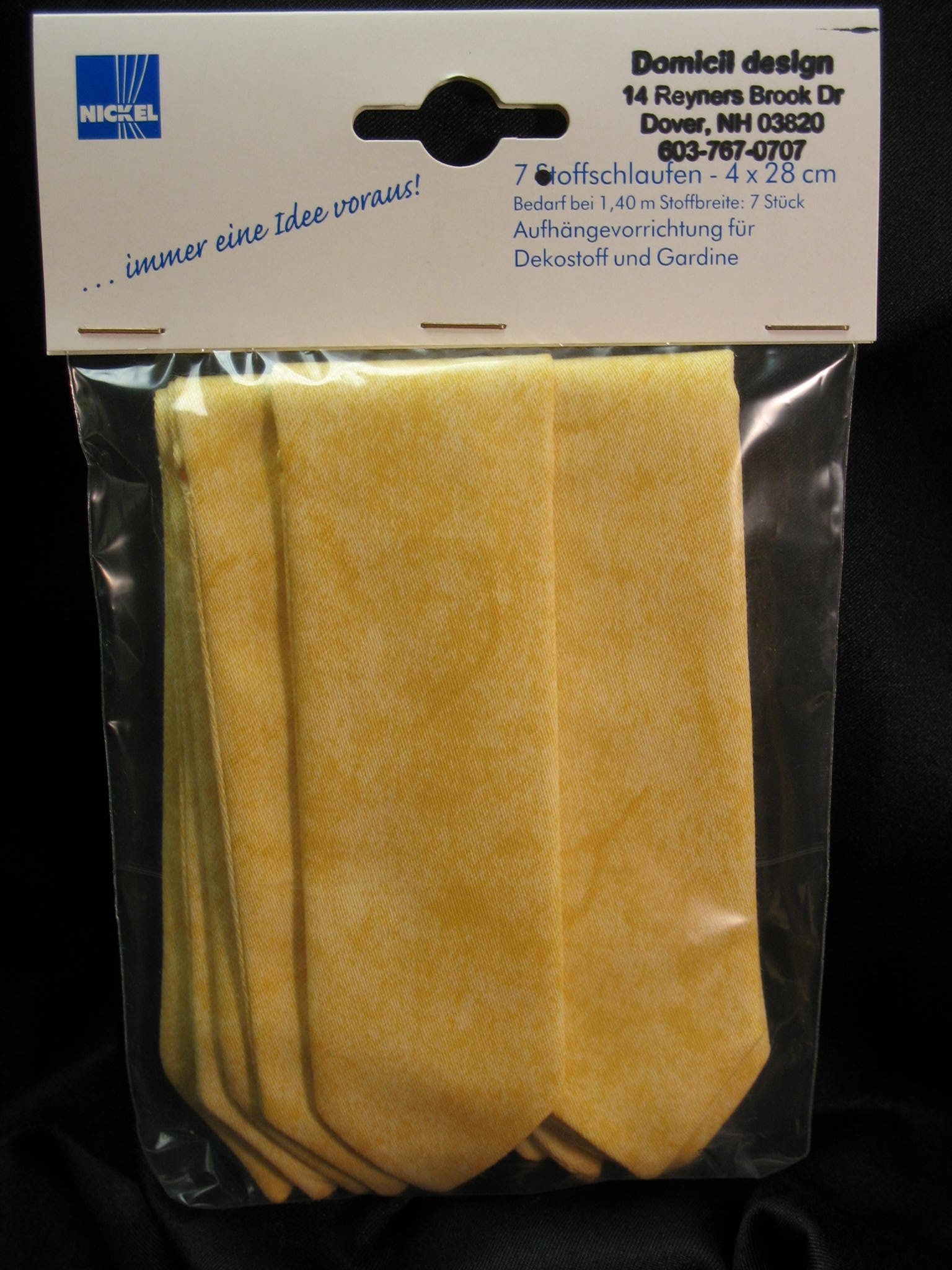 Set of Fabric Tabs, Pre-made, washable - 2 sizes