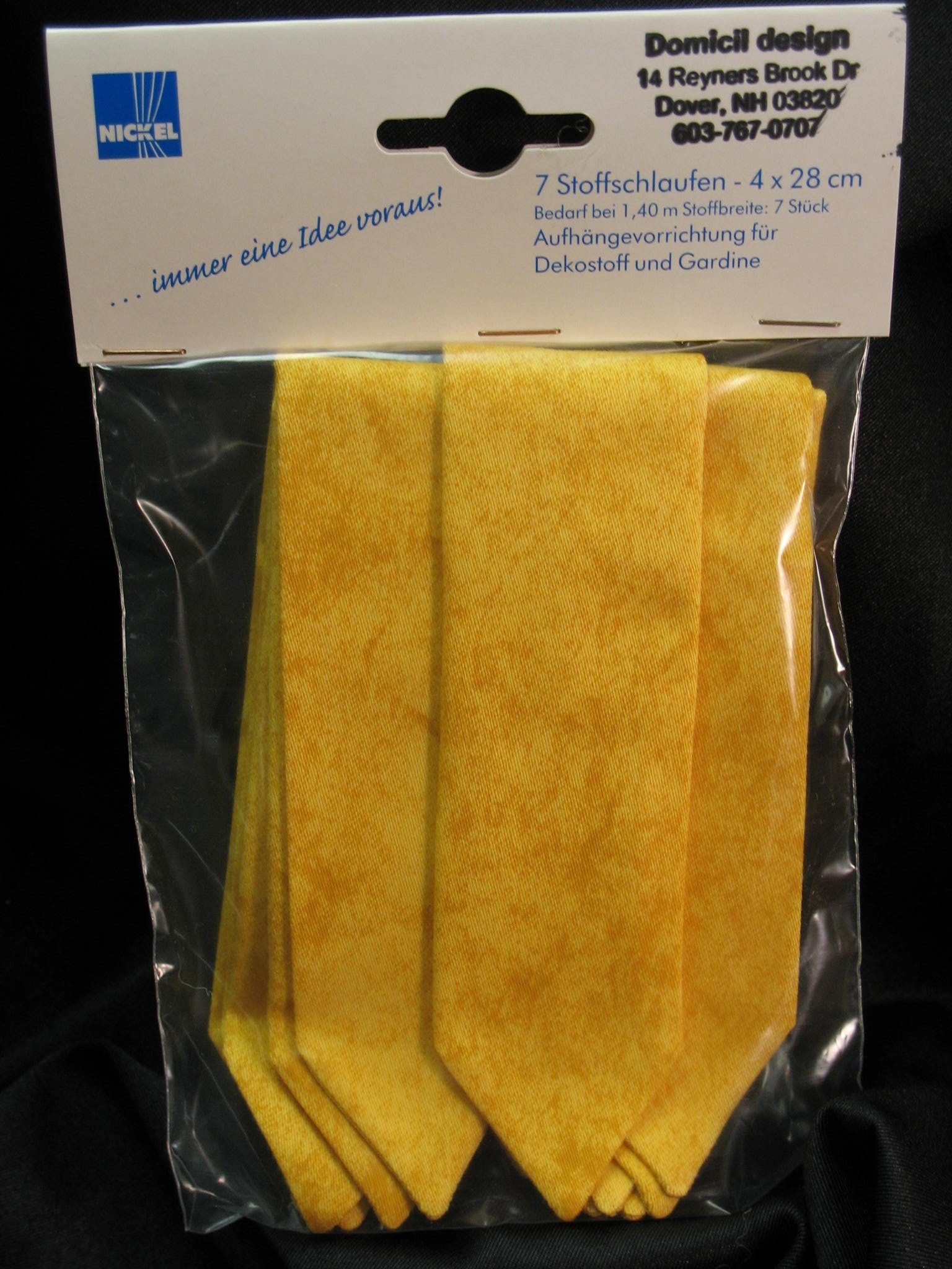 Set of Fabric Tabs, Pre-made, washable - 2 sizes